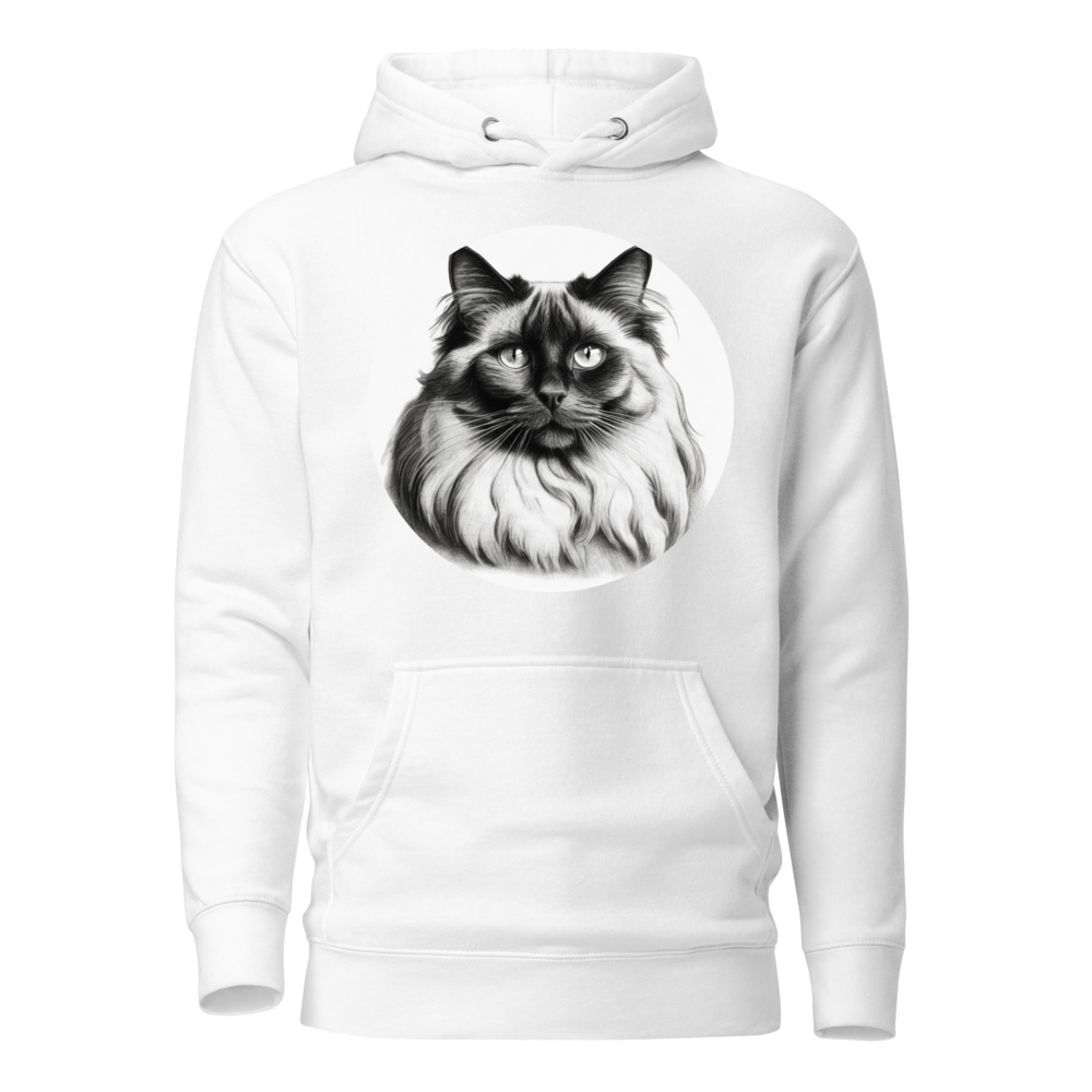 PugMug Custom Black Ragdoll Cat Hoodie