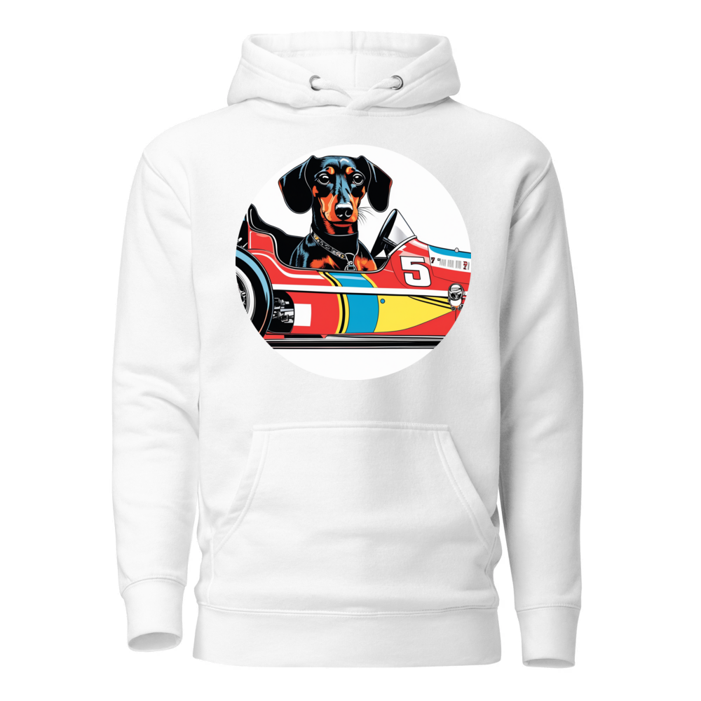 PugMug Custom Black Dachshund Hoodie