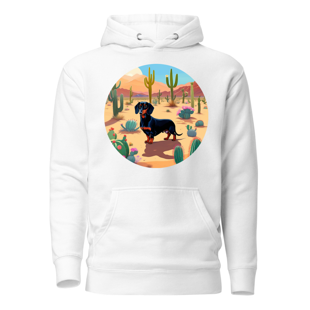 PugMug Custom Black Dachshund Hoodie
