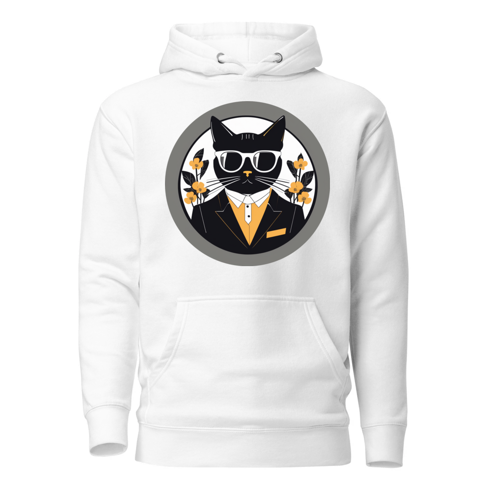 PugMug Custom Black Companion Cat Hoodie