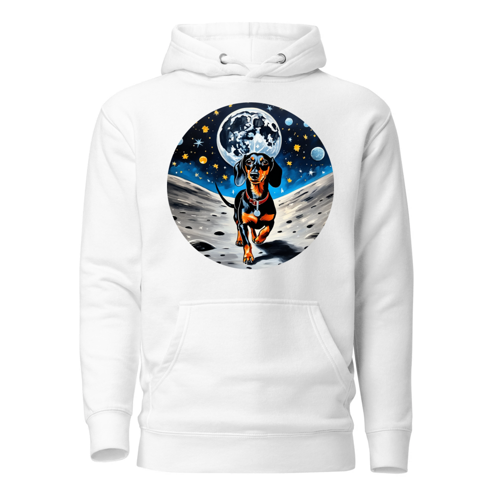 PugMug Custom Black Dachshund Hoodie