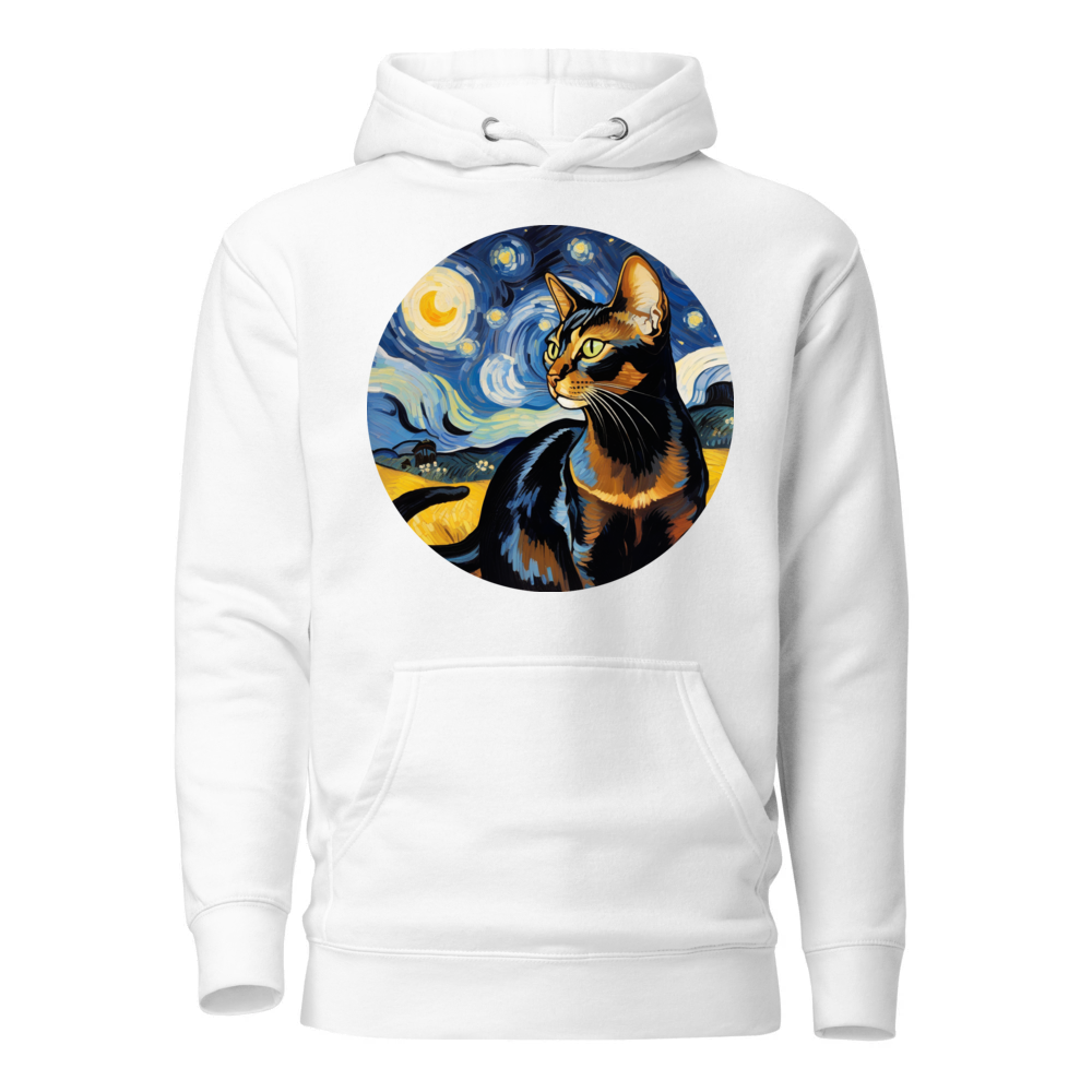 PugMug Custom Black Abyssinian Cat Hoodie