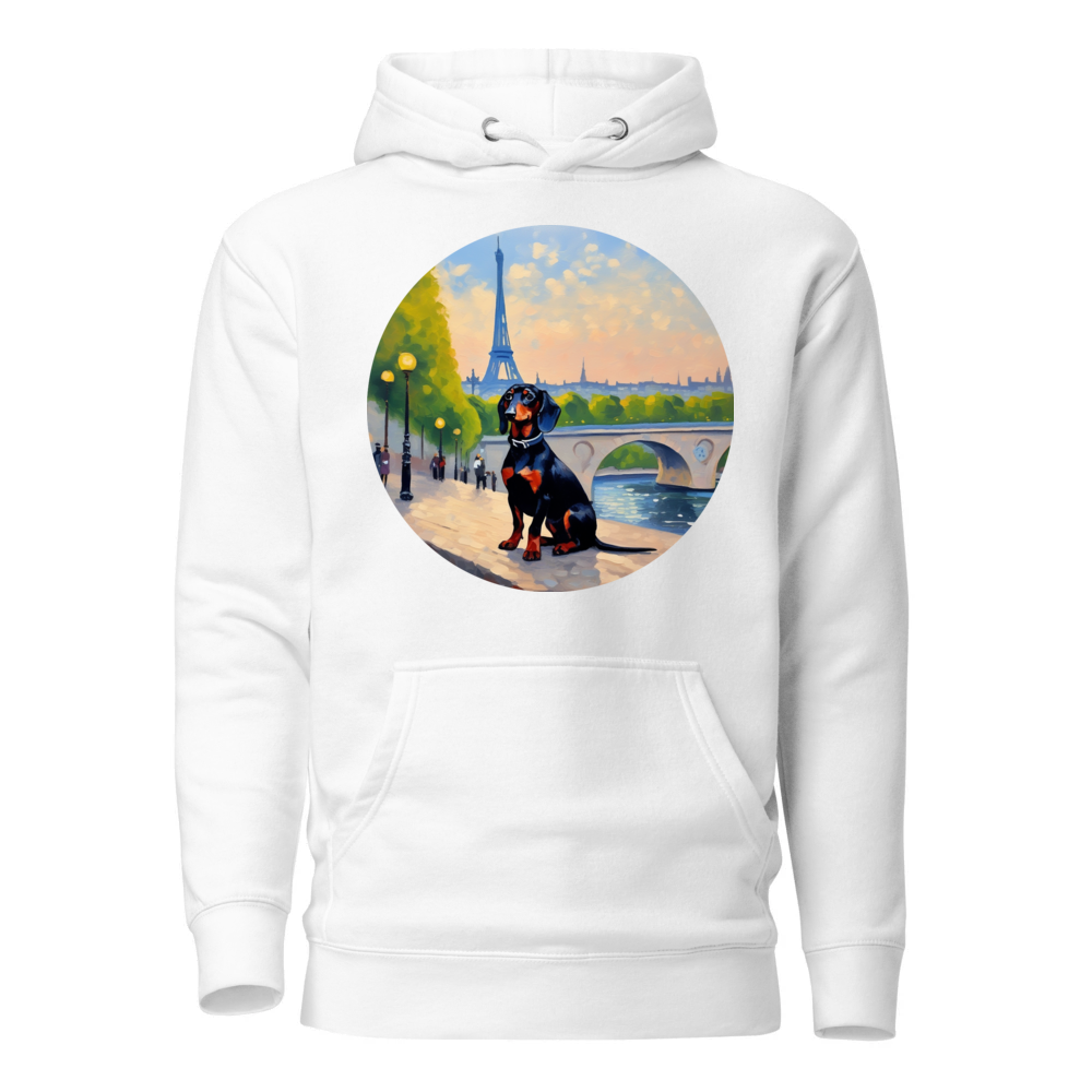 PugMug Custom Black Dachshund Hoodie