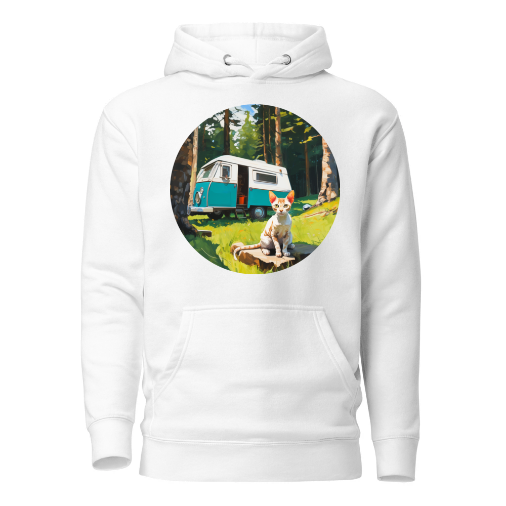 PugMug Custom Tabby Devon Rex Cat Hoodie
