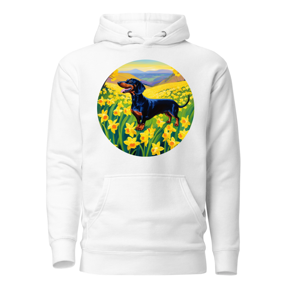 PugMug Custom Black Dachshund Hoodie