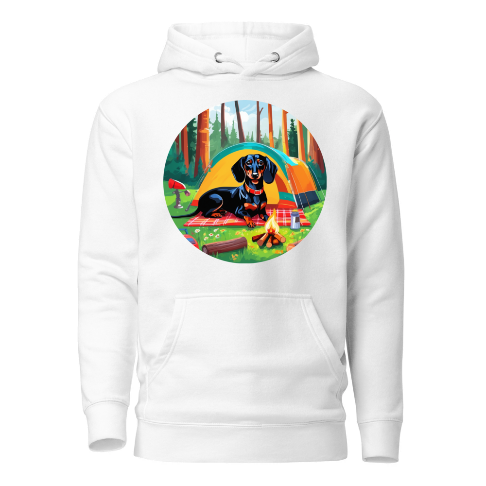 PugMug Custom Black Dachshund Hoodie
