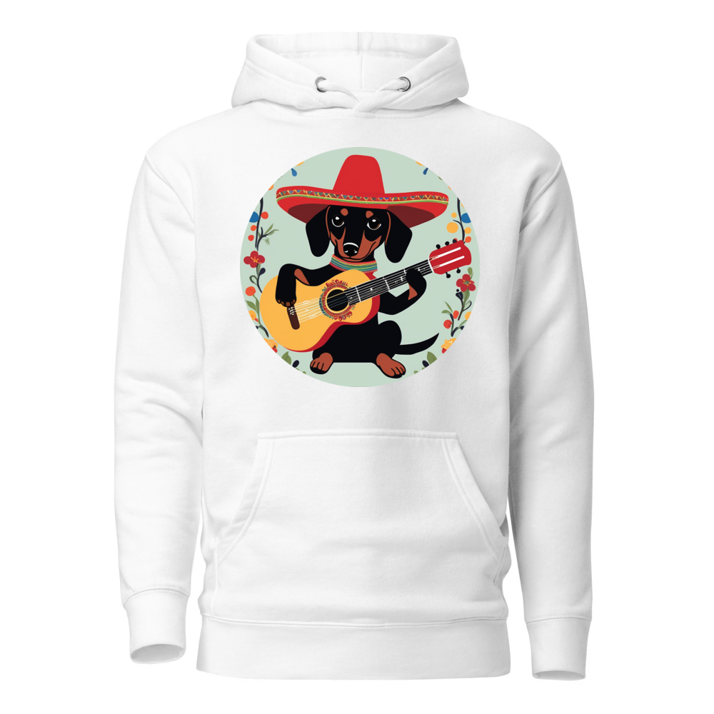 PugMug Custom Black Dachshund Hoodie