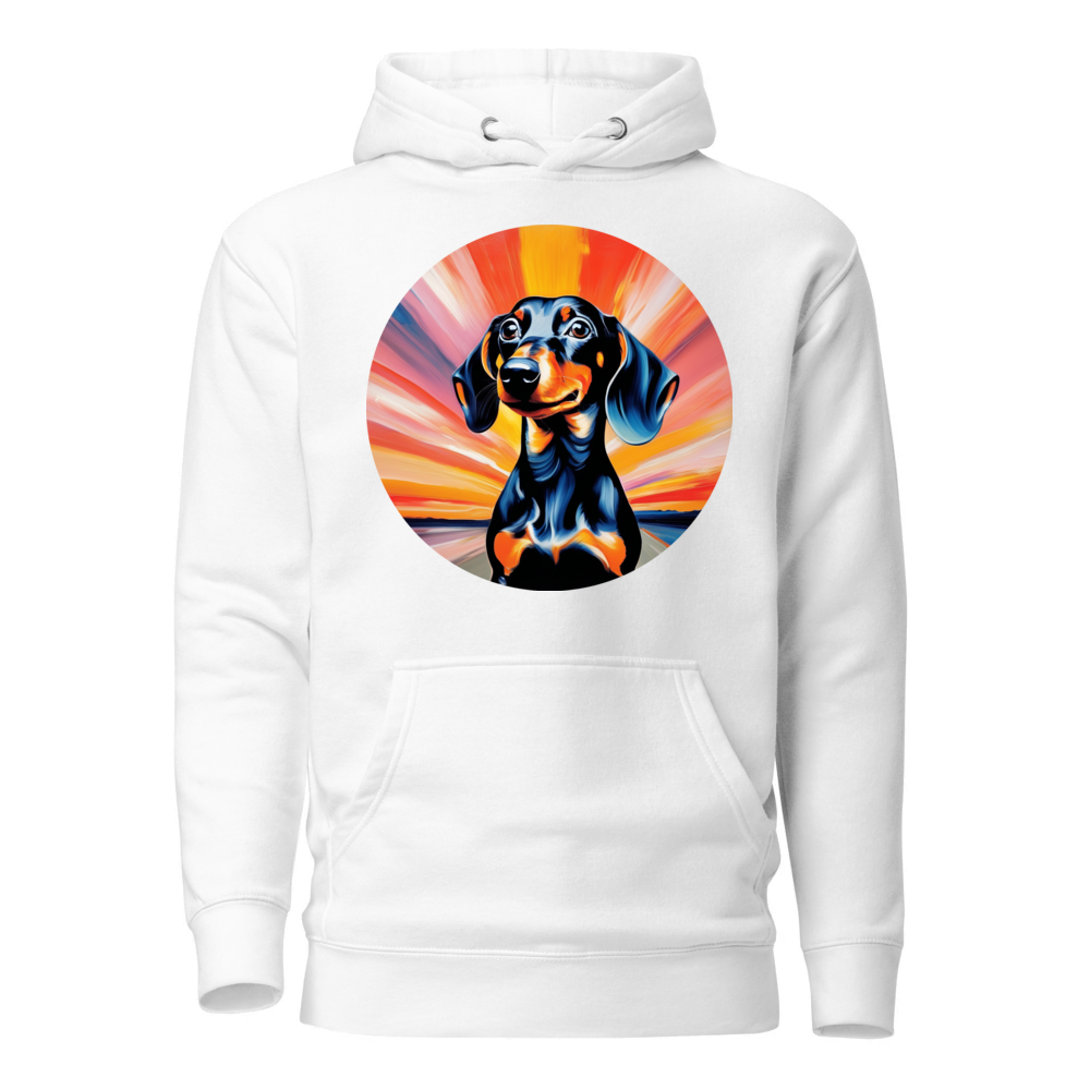 PugMug Custom Black Dachshund Hoodie