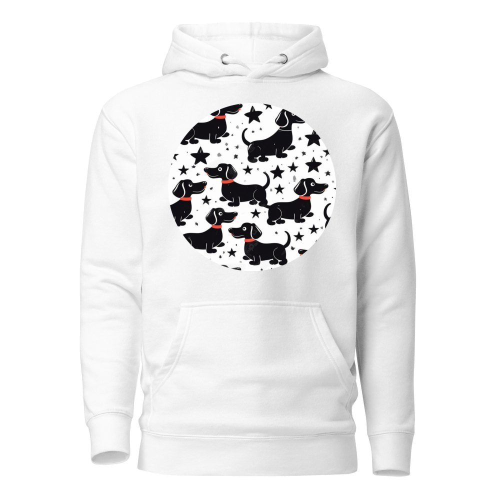 PugMug Custom Black Dachshund Hoodie