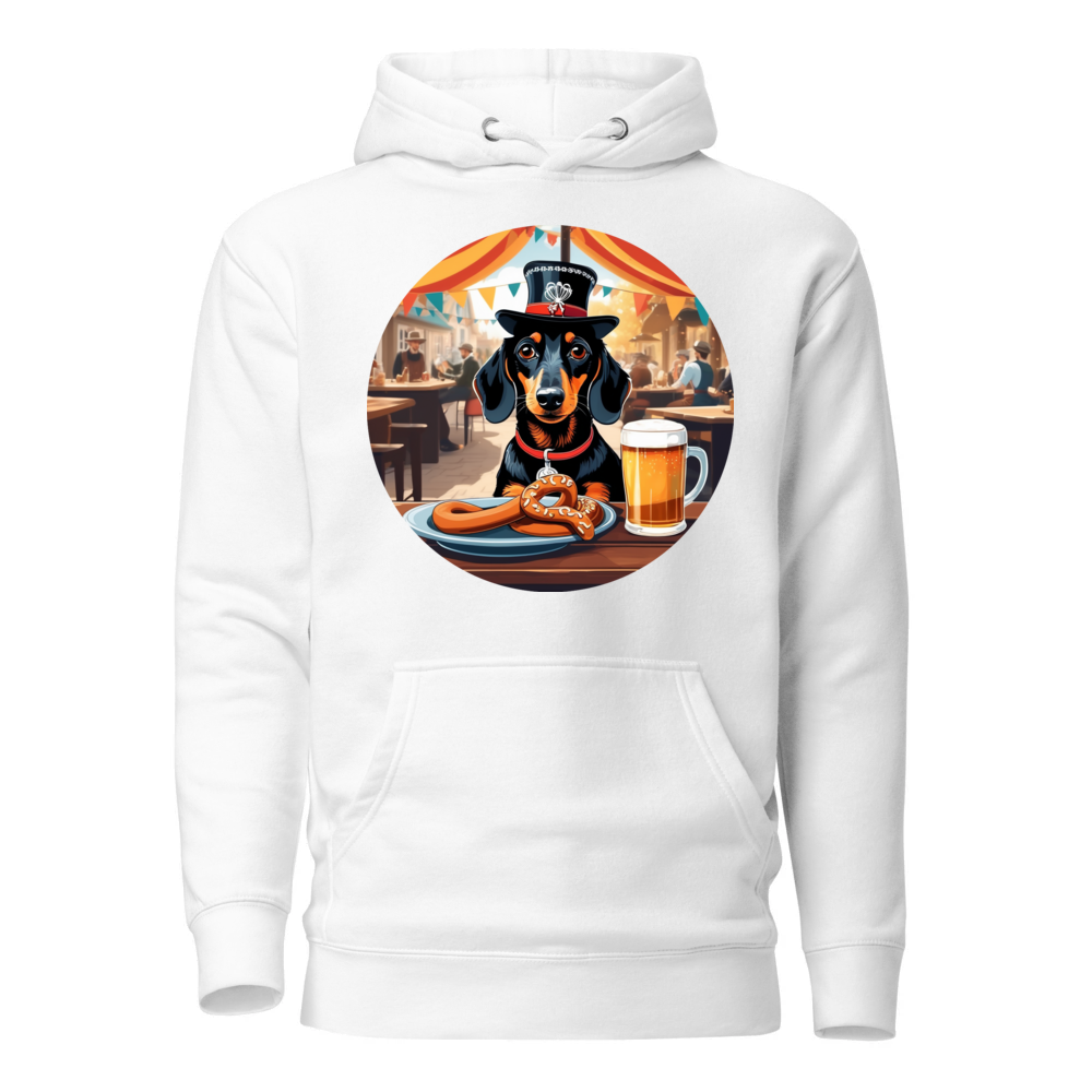 PugMug Custom Black Dachshund Hoodie