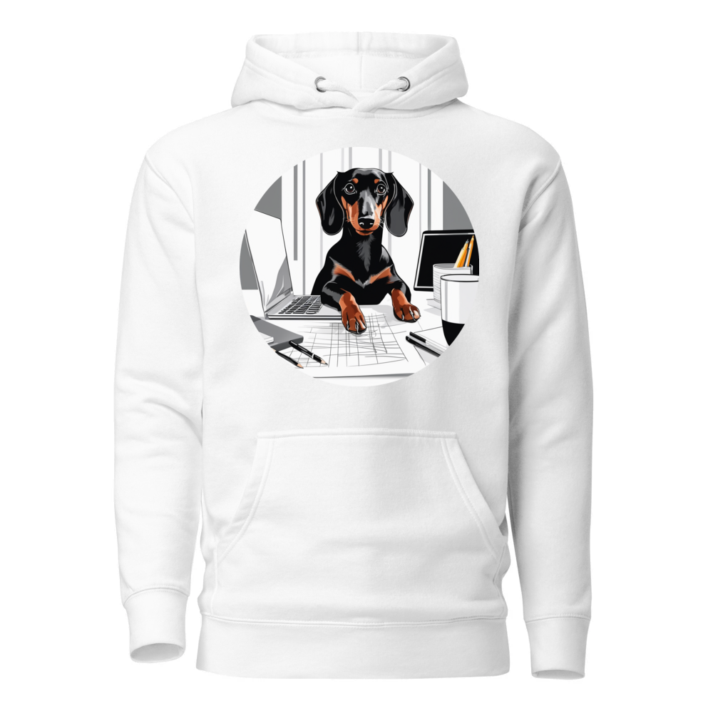 PugMug Custom Black Dachshund Hoodie