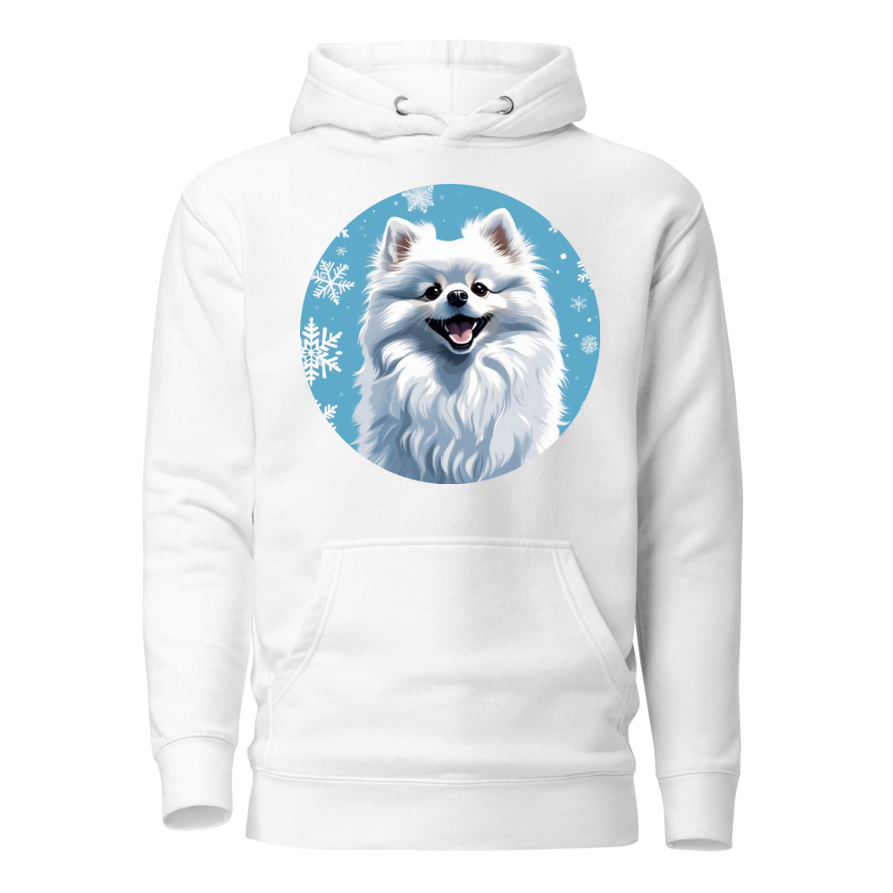 PugMug Custom White Pomeranian Hoodie