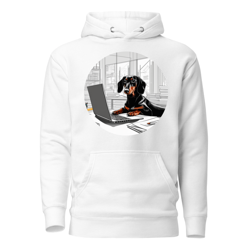 PugMug Custom Black Dachshund Hoodie