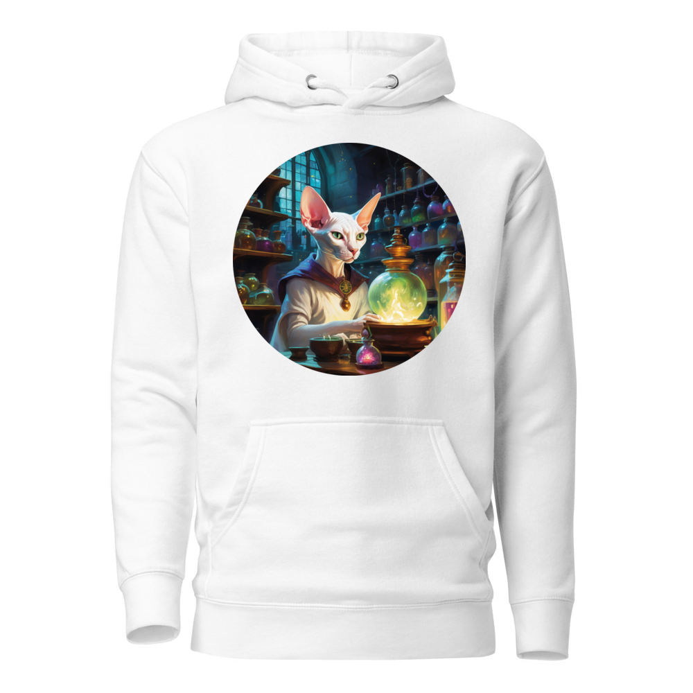 PugMug Custom White Sphynx Cat Hoodie