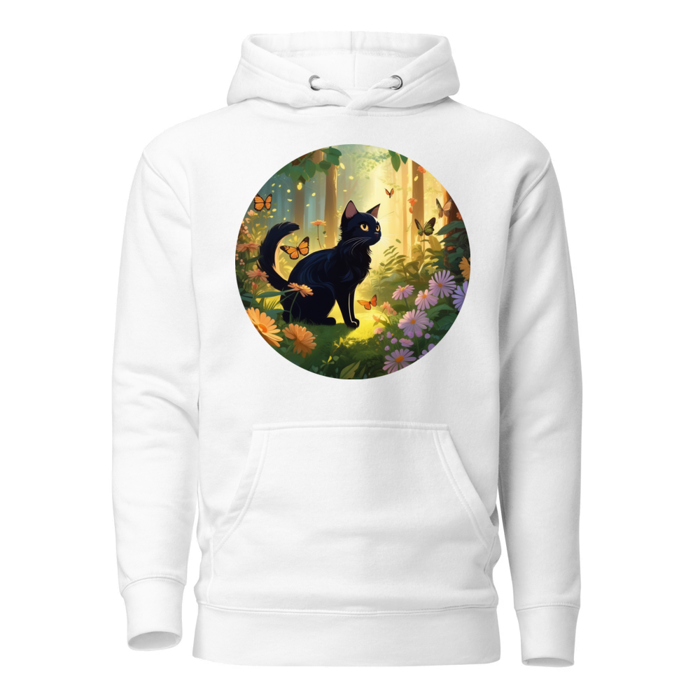 PugMug Custom Black Companion Cat Hoodie