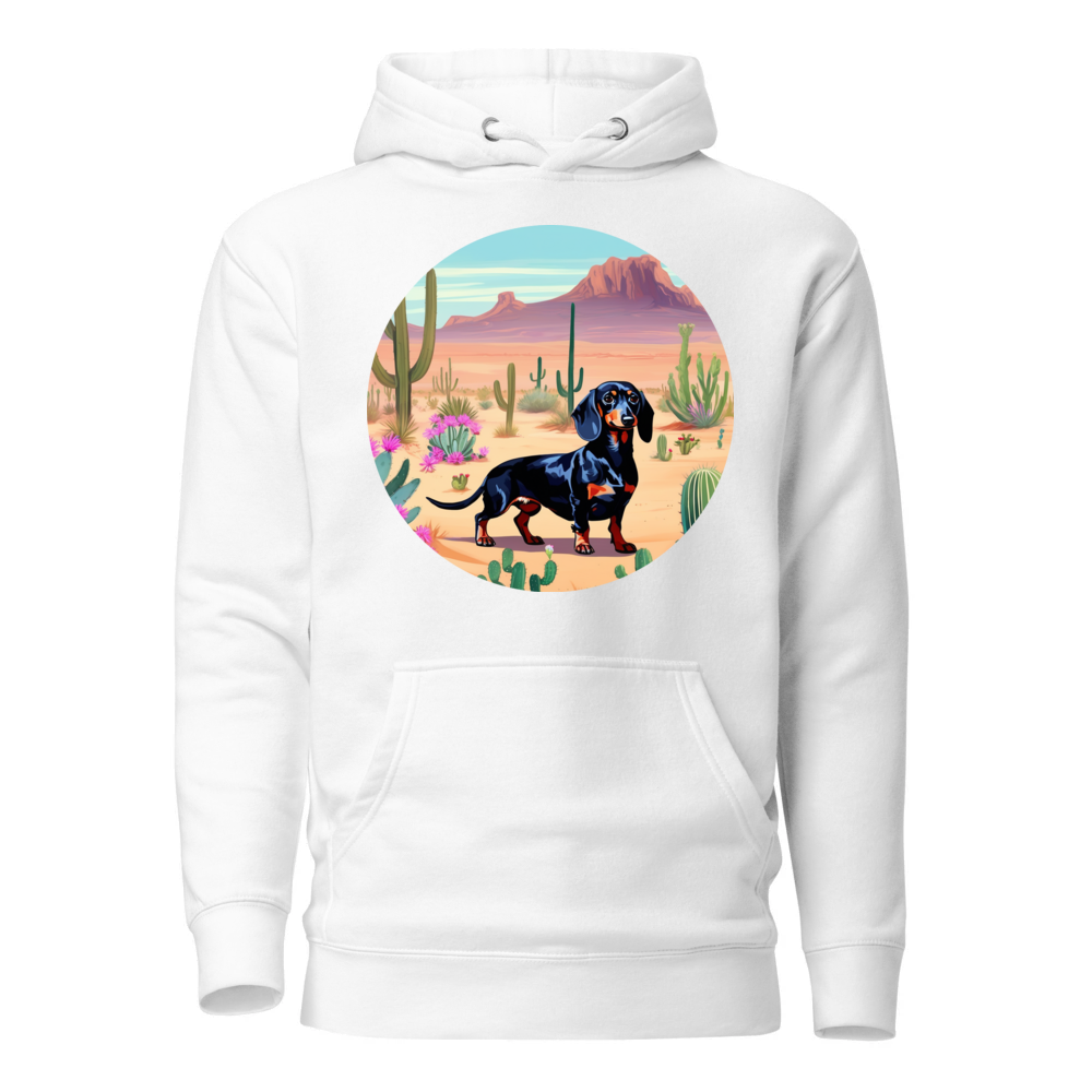 PugMug Custom Black Dachshund Hoodie