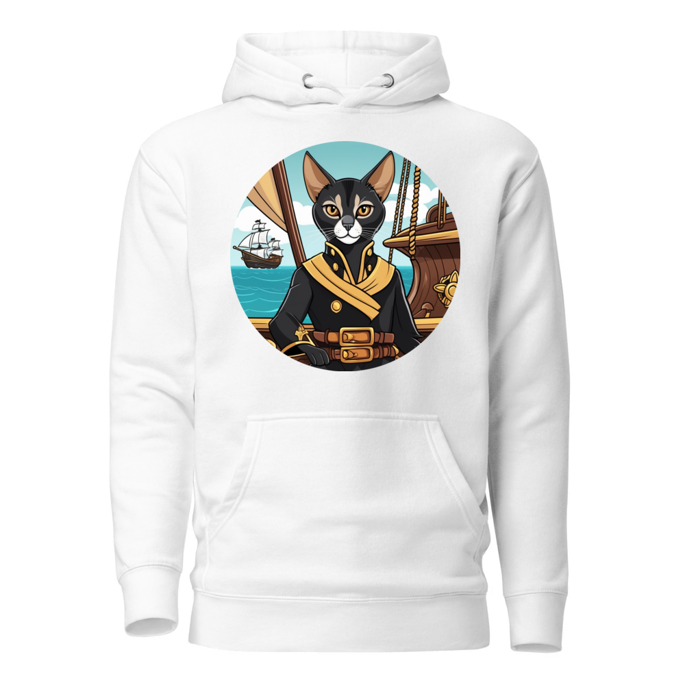 PugMug Custom Black Abyssinian Cat Hoodie