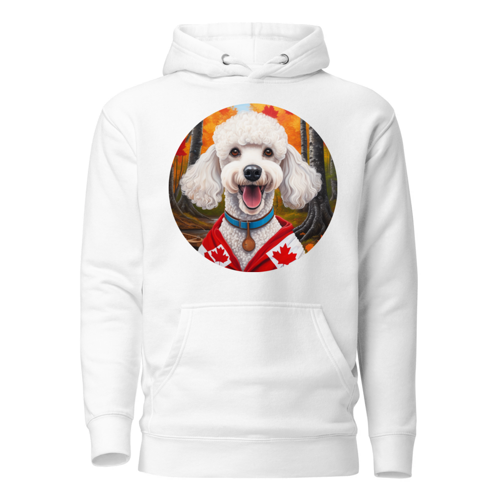 PugMug Custom White Poodle Hoodie