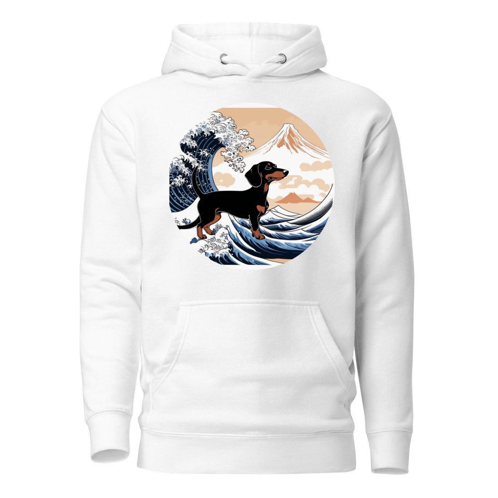 PugMug Custom Black Dachshund Hoodie