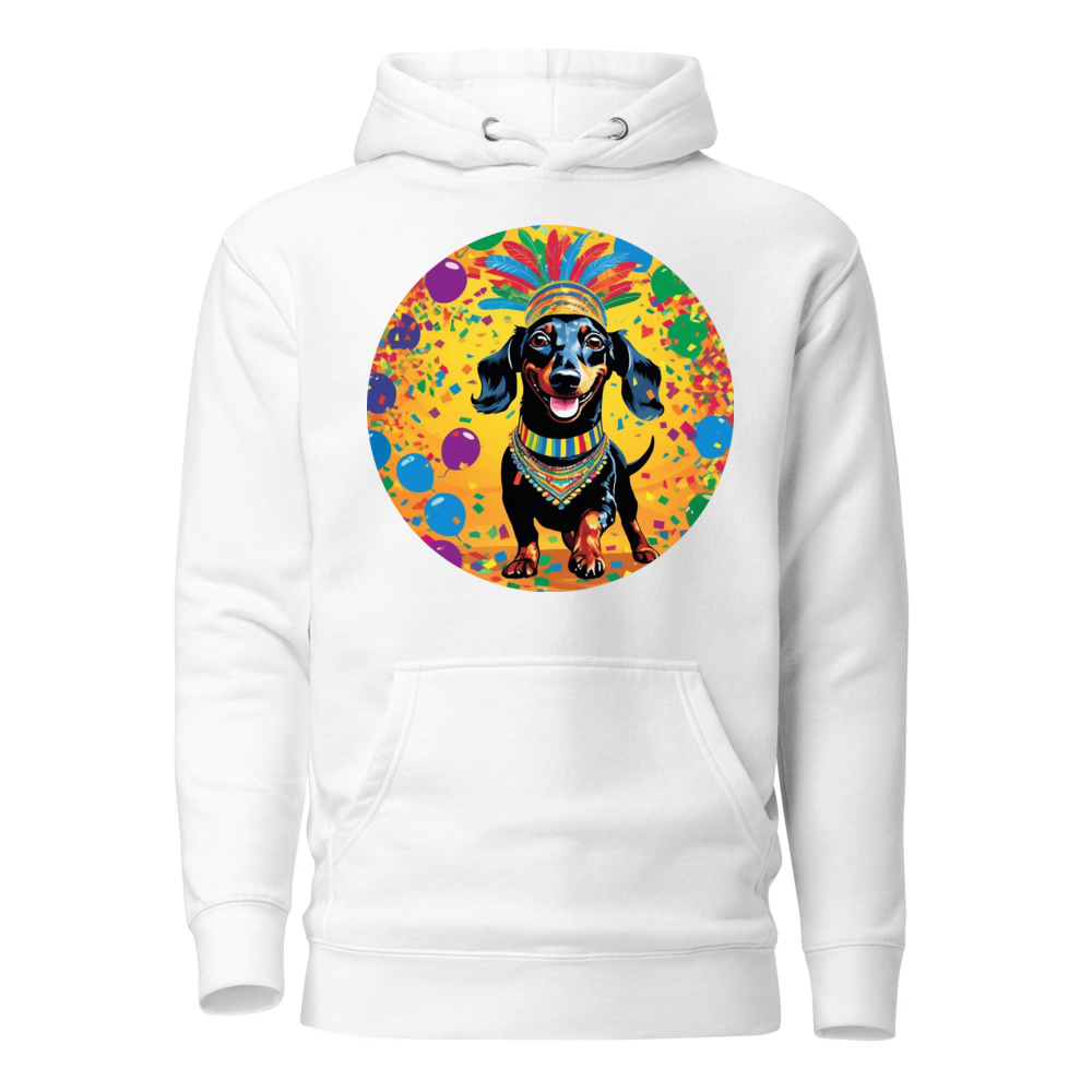 PugMug Custom Black Dachshund Hoodie
