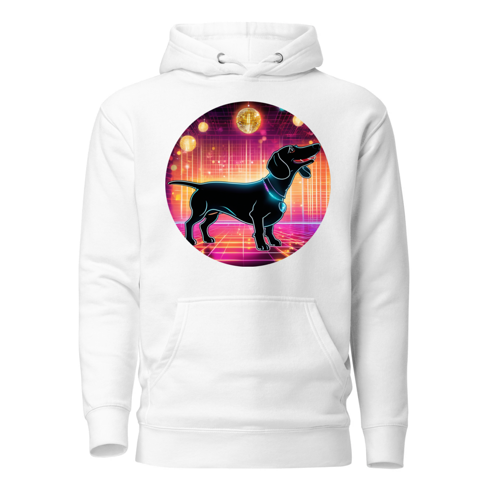 PugMug Custom Black Dachshund Hoodie