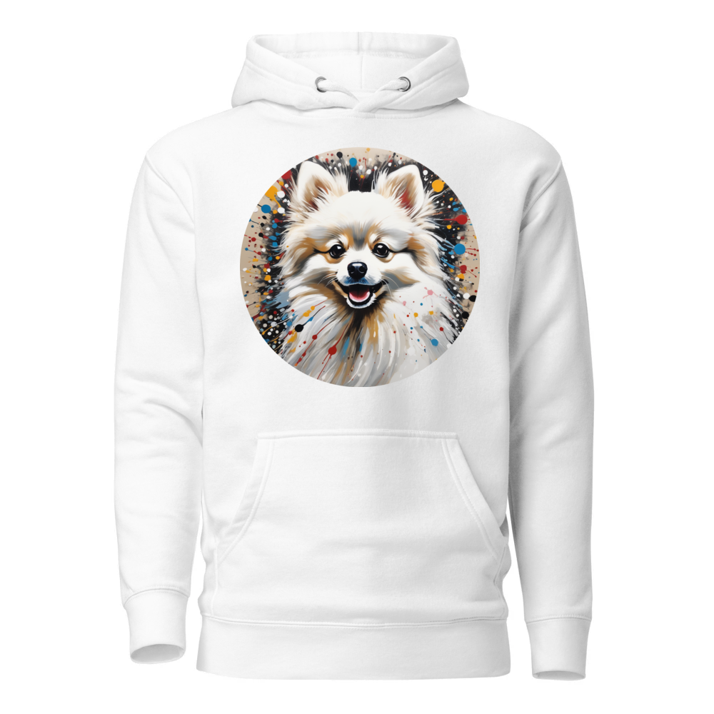 PugMug Custom White Pomeranian Hoodie