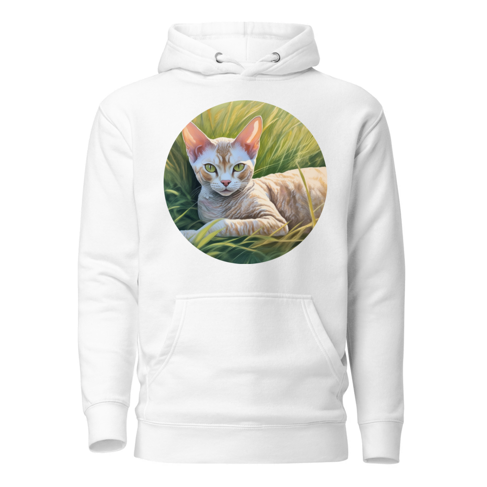 PugMug Custom Tabby Devon Rex Cat Hoodie
