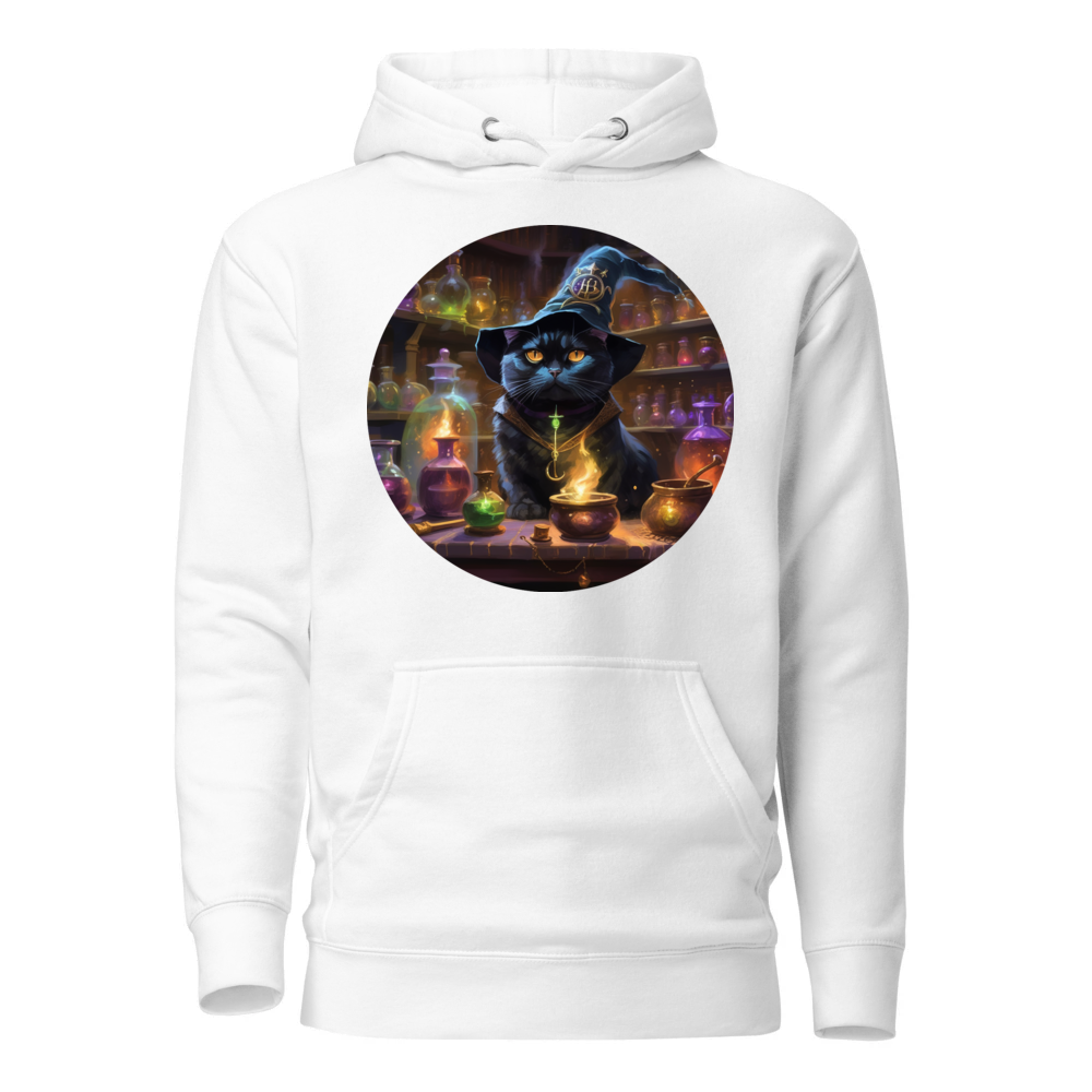 PugMug Custom Black Scottish Fold Cat Hoodie