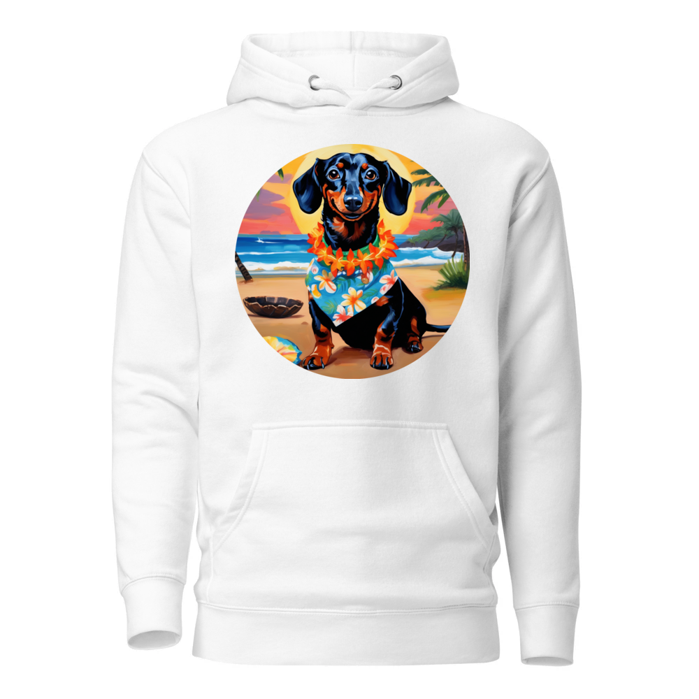 PugMug Custom Black Dachshund Hoodie