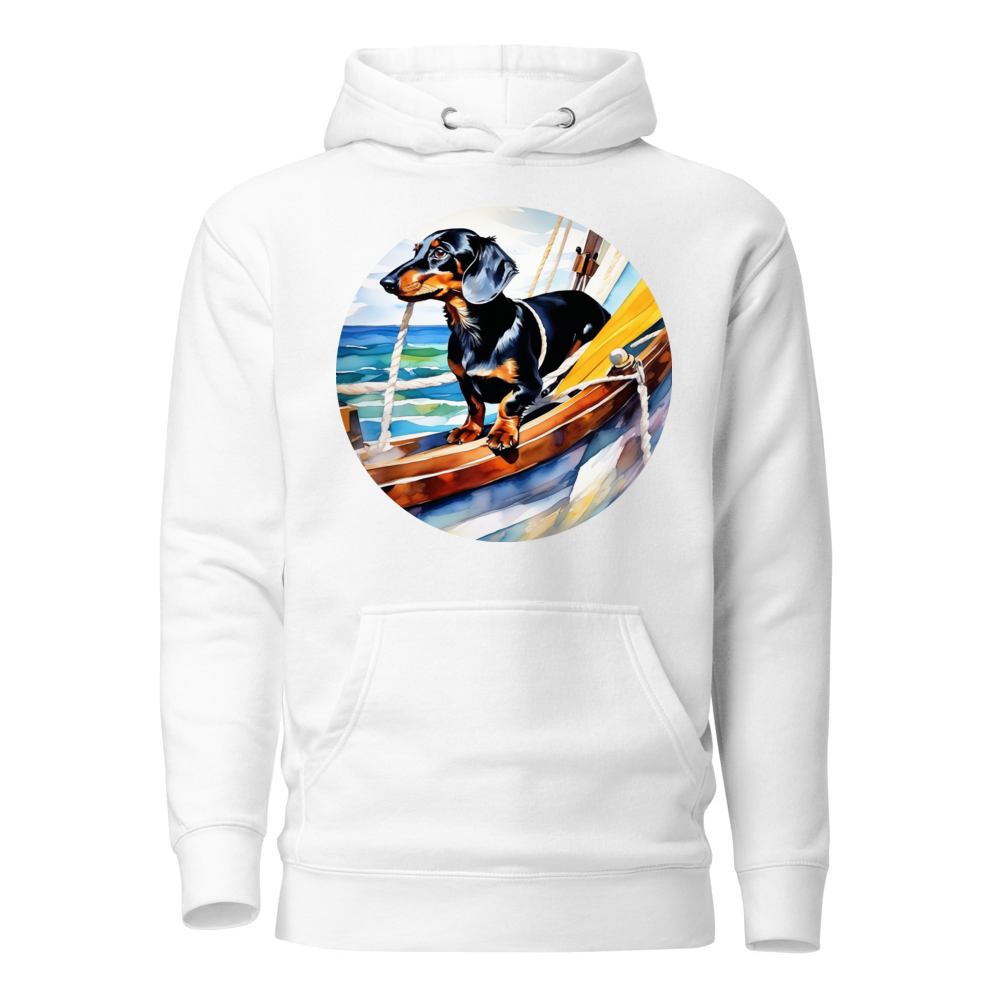 PugMug Custom Black Dachshund Hoodie