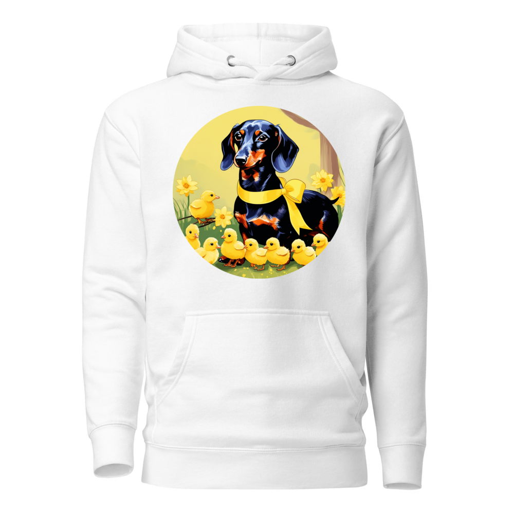 PugMug Custom Black Dachshund Hoodie