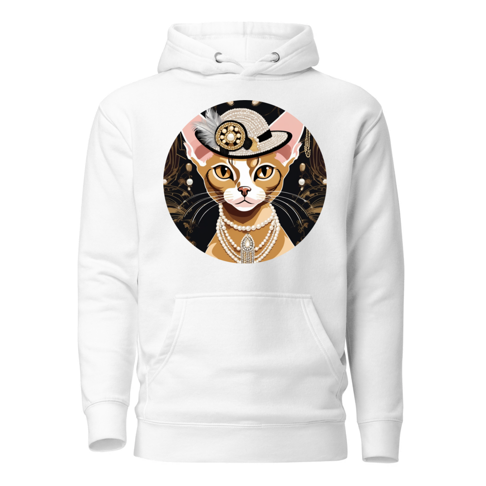 PugMug Custom Tabby Devon Rex Cat Hoodie