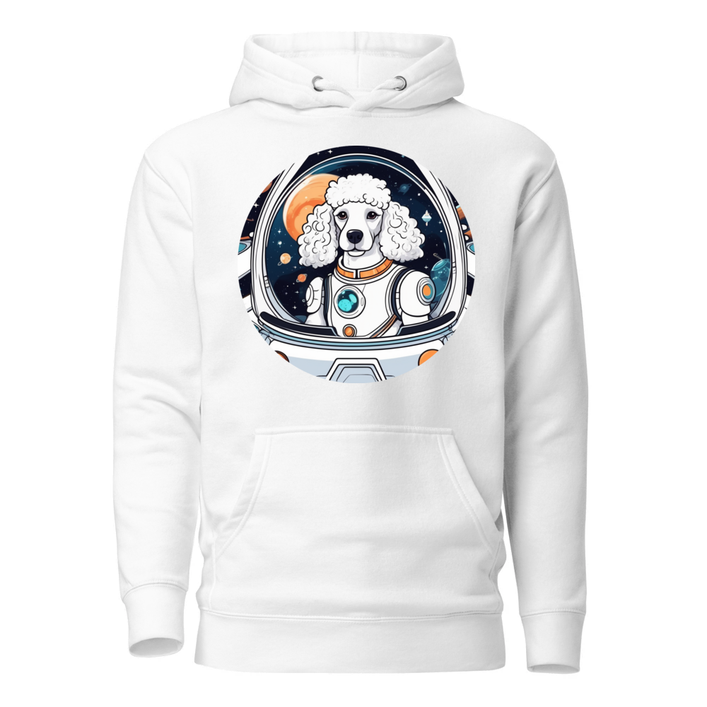PugMug Custom White Poodle Hoodie
