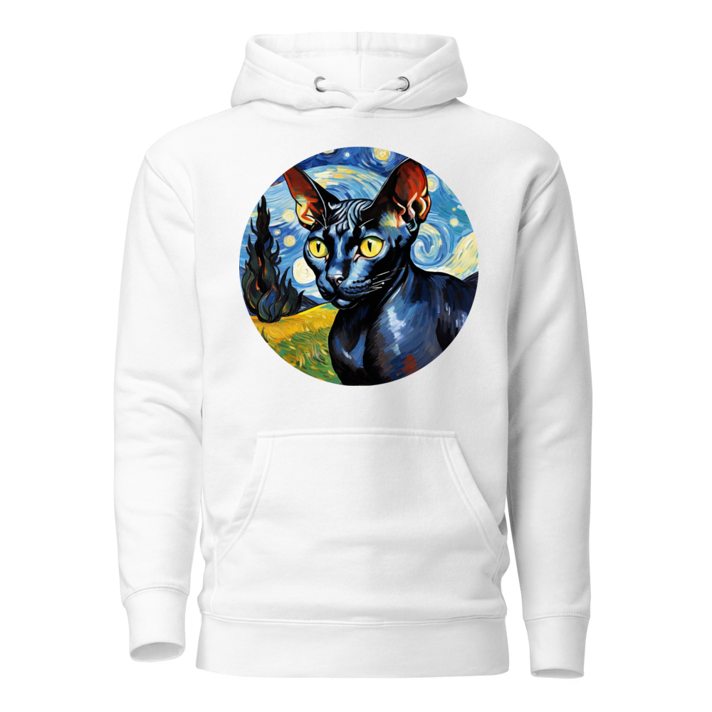 PugMug Custom Black Sphynx Cat Hoodie