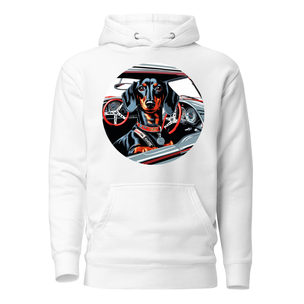 PugMug Custom Black Dachshund Hoodie