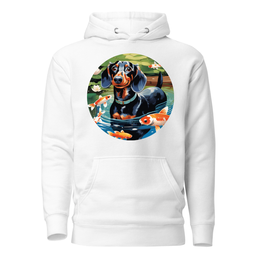 PugMug Custom Black Dachshund Hoodie