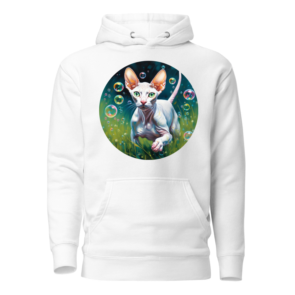 PugMug Custom White Sphynx Cat Hoodie