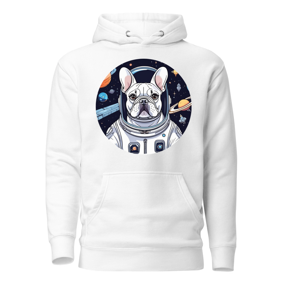 PugMug Custom White French Bulldog Hoodie