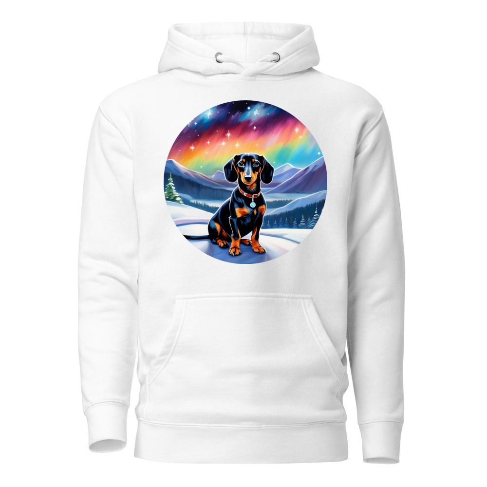 PugMug Custom Black Dachshund Hoodie