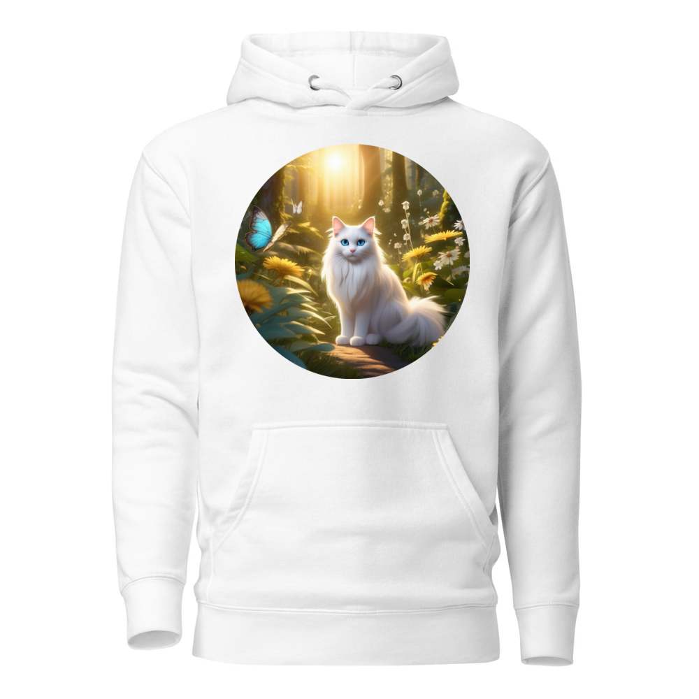 PugMug Custom White Ragdoll Cat Hoodie