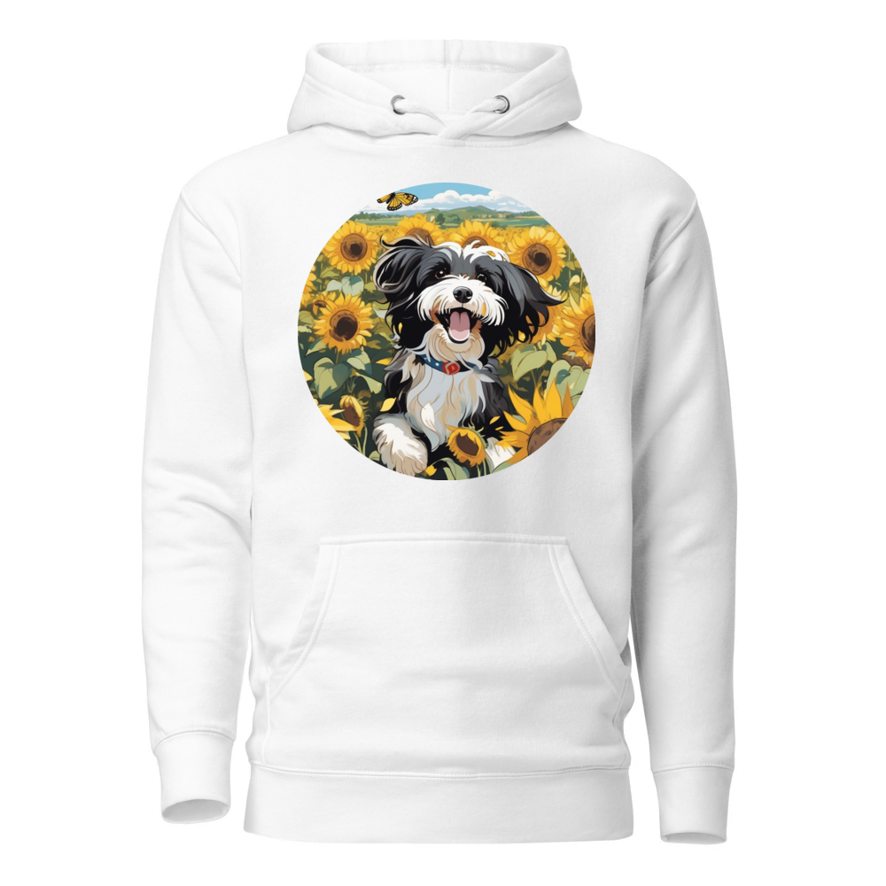 PugMug Custom Black-and-white Havanese Dog Hoodie