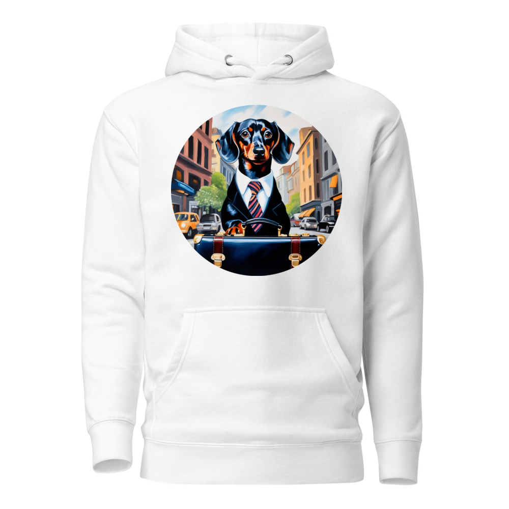 PugMug Custom Black Dachshund Hoodie