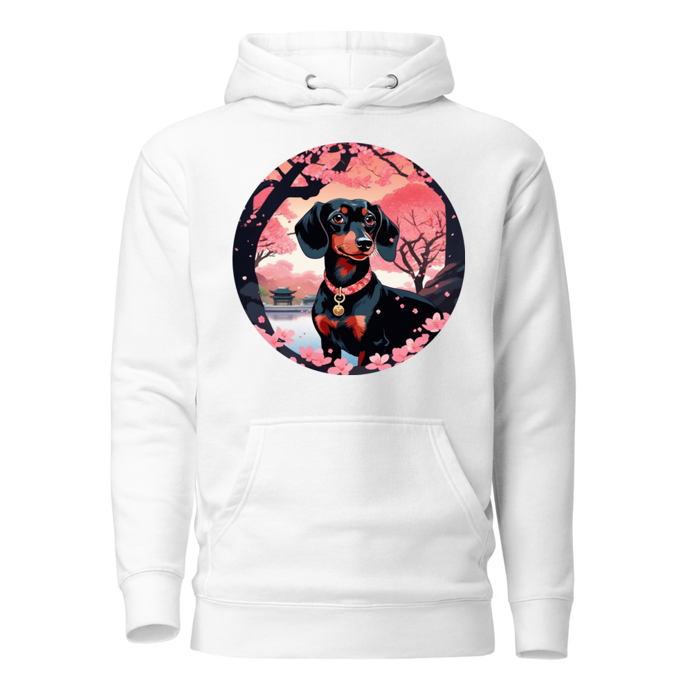 PugMug Custom Black Dachshund Hoodie