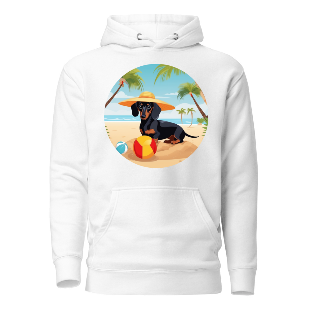 PugMug Custom Black Dachshund Hoodie