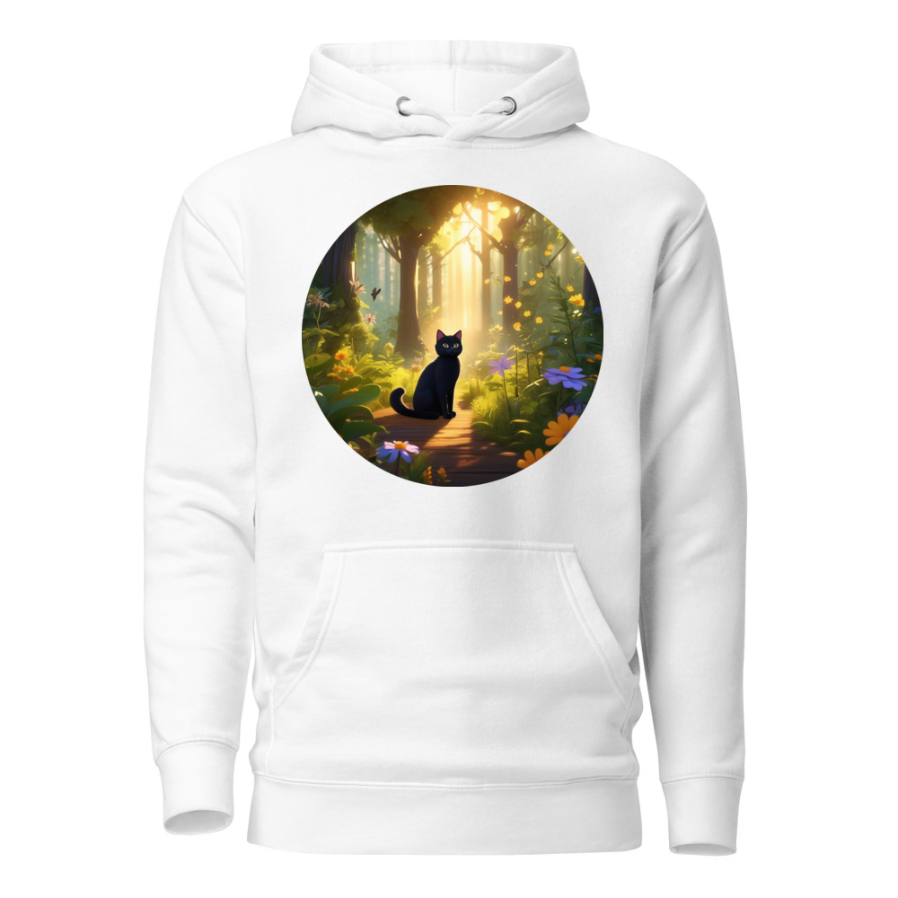 PugMug Custom Black Companion Cat Hoodie
