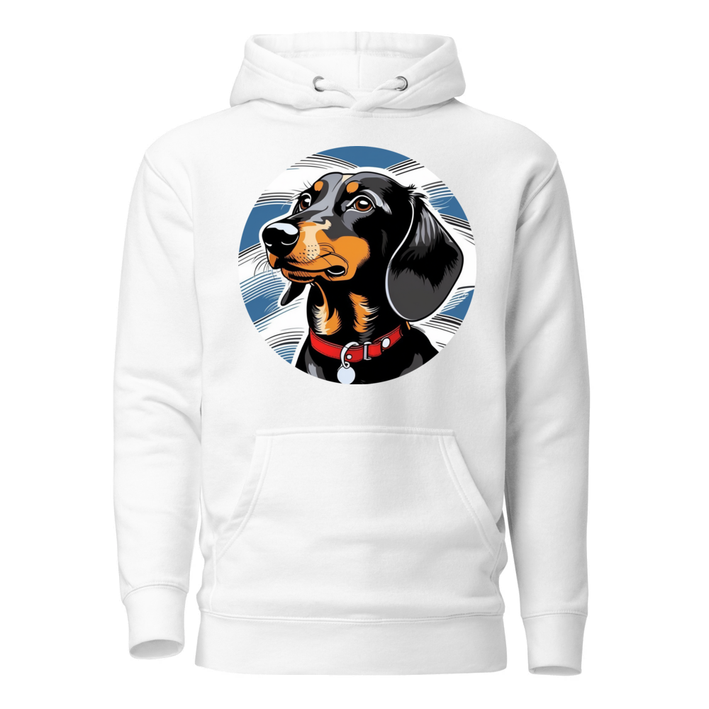 PugMug Custom Black Dachshund Hoodie