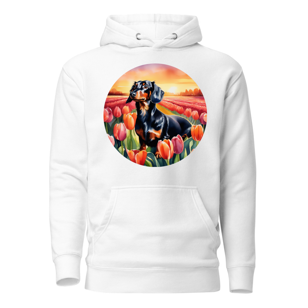 PugMug Custom Black Dachshund Hoodie