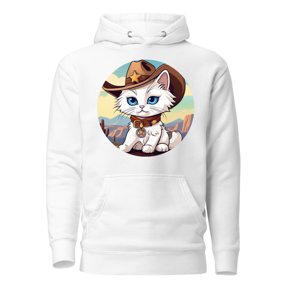 PugMug Custom White Ragdoll Cat Hoodie