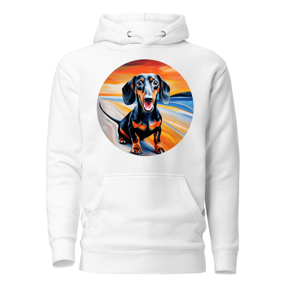 PugMug Custom Black Dachshund Hoodie