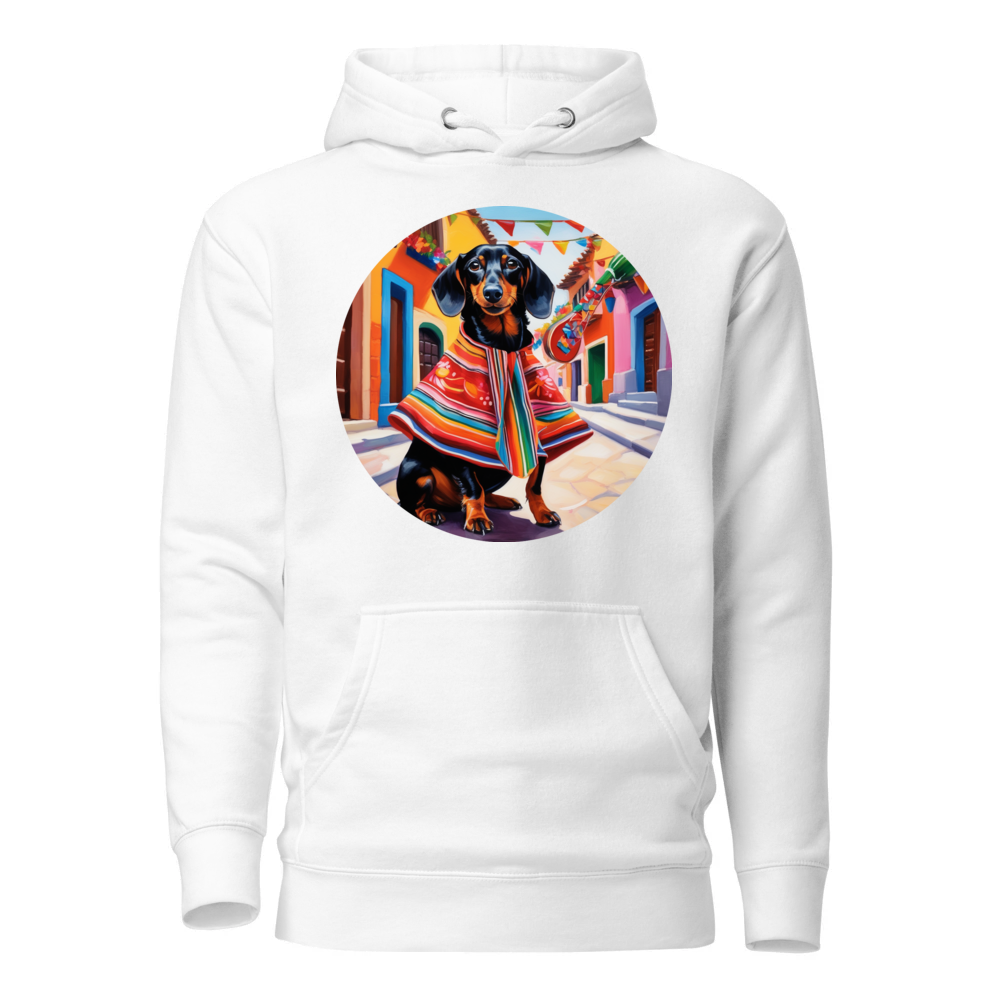 PugMug Custom Black Dachshund Hoodie
